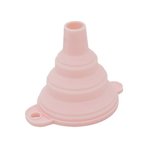 Mini Foldable Funnel Portable Silicone Folding Funnel Silicone Folding Telescopic Long Neck Funnel Liquid Separation Funnel