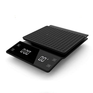 3KG/0.1g Coffee Scale with Timer Smart Drip Coffee Scale Precision Coffee Pot Scale Household Portable Digital Kitchen Scales