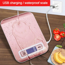 Load image into Gallery viewer, Rechargeable 5kg~10kg/1g Digital Scale LCD Electronic Scales Steelyard Kitchen Scales Postal Food Balance Measuring Weight Scale
