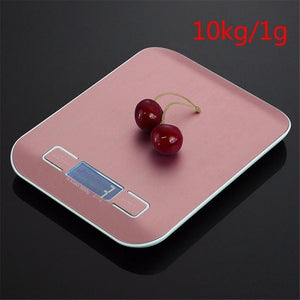 Rechargeable 5kg~10kg/1g Digital Scale LCD Electronic Scales Steelyard Kitchen Scales Postal Food Balance Measuring Weight Scale